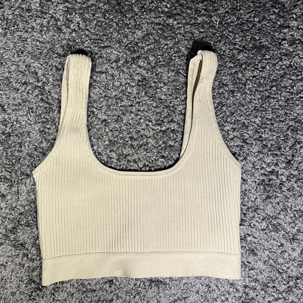 Forever 21 Women's Ribbed Tanβ Crop Top Size XS Stretch